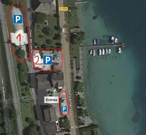 Rare 2 Bedroom With Private Beach On Lake Annecy دوسارد المظهر الخارجي الصورة